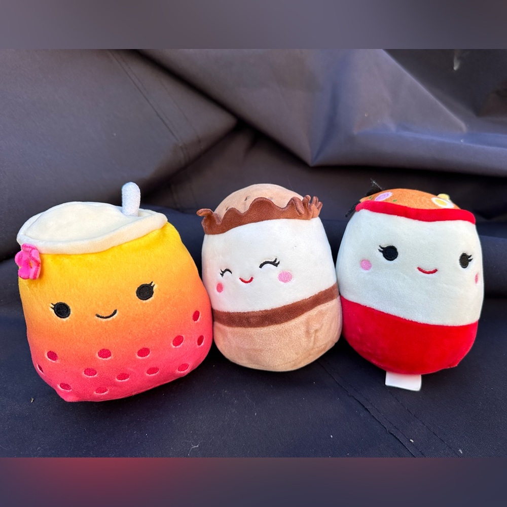 Squishmallows Food Squad Trio
